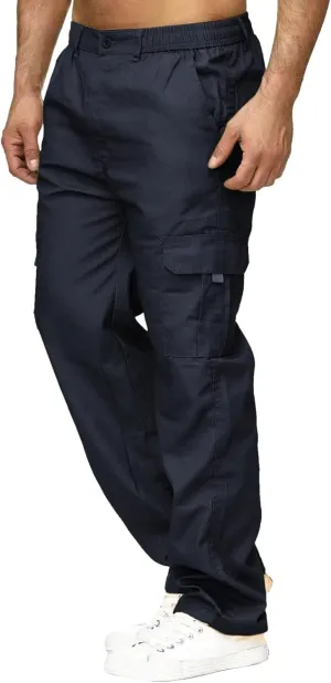 Mens Workout Cargo Sweatpants Ankle Casual Pants Active Pants Autumn Bottom Closed Belt Comfy Classic Cotton Joggers