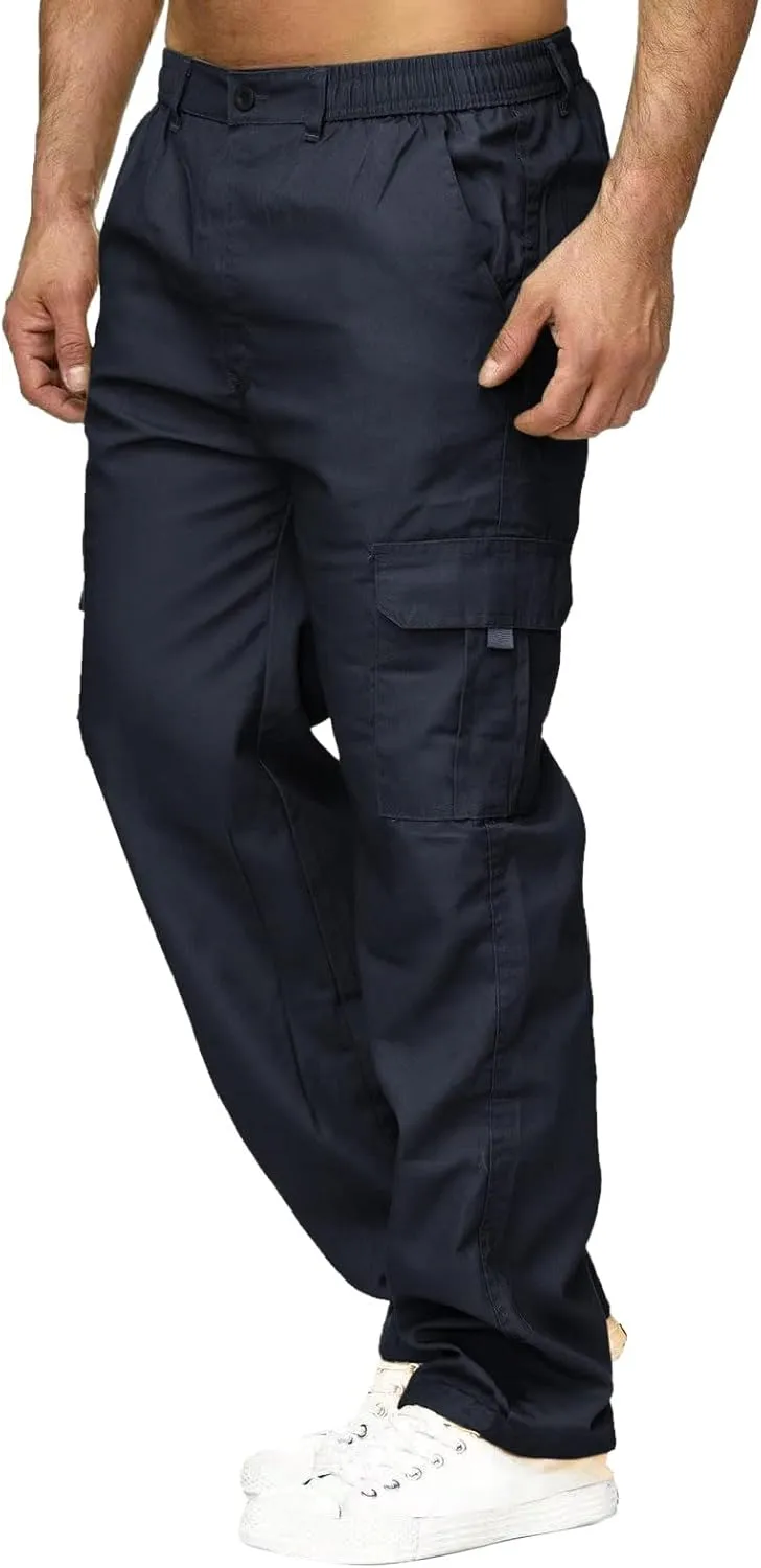 Mens Workout Cargo Sweatpants Ankle Casual Pants Active Pants Autumn Bottom Closed Belt Comfy Classic Cotton Joggers