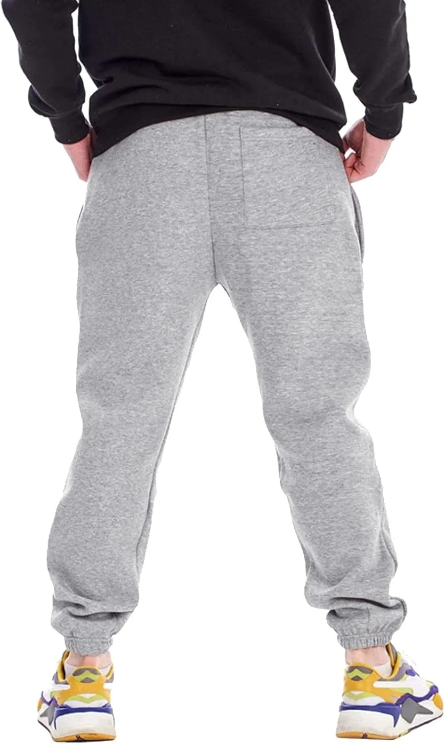 Mens Workout Cargo Sweatpants Ripstop Cargo Pants Lightweight Cotton Jogger Work Pants 6 Pocket Full Outdoor Casual