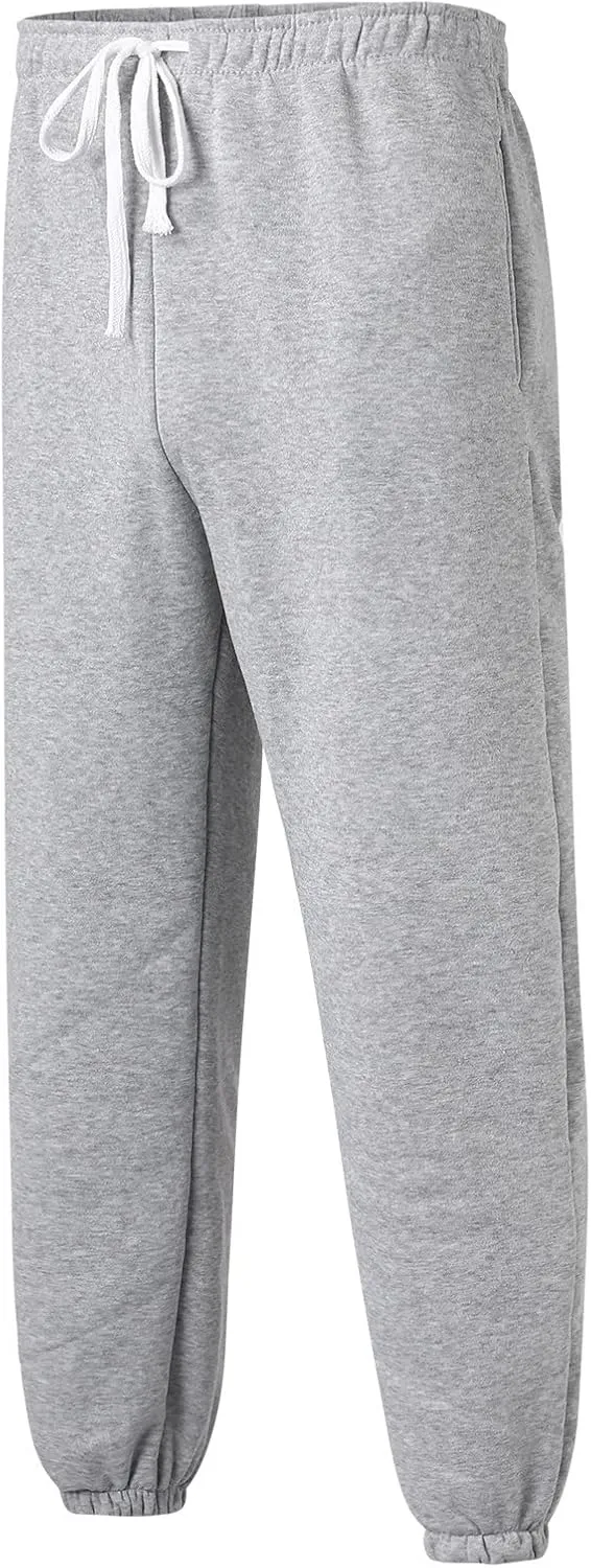Mens Workout Cargo Sweatpants Ripstop Cargo Pants Lightweight Cotton Jogger Work Pants 6 Pocket Full Outdoor Casual
