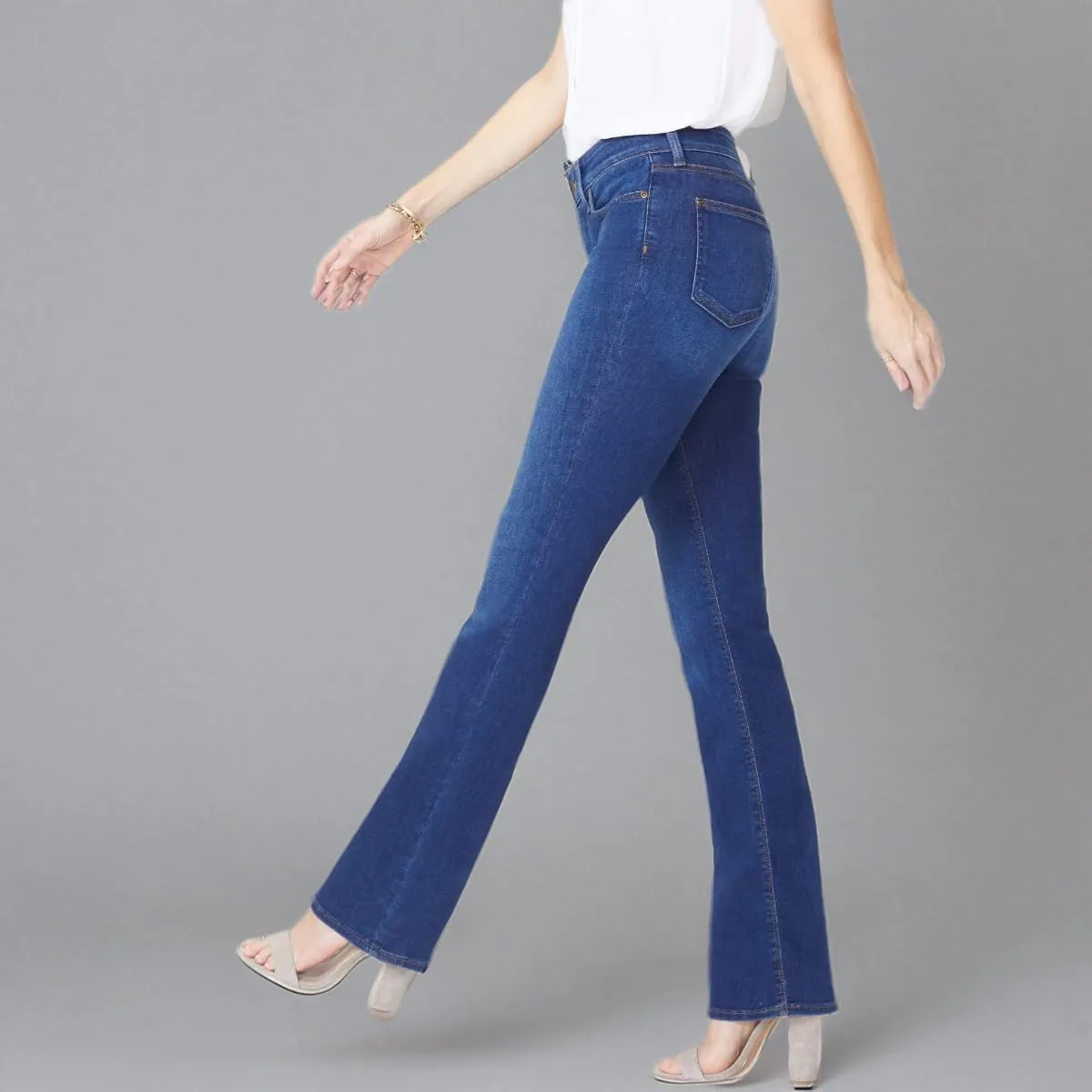 NYDJ Women's Petite Barbara Bootcut Jeans