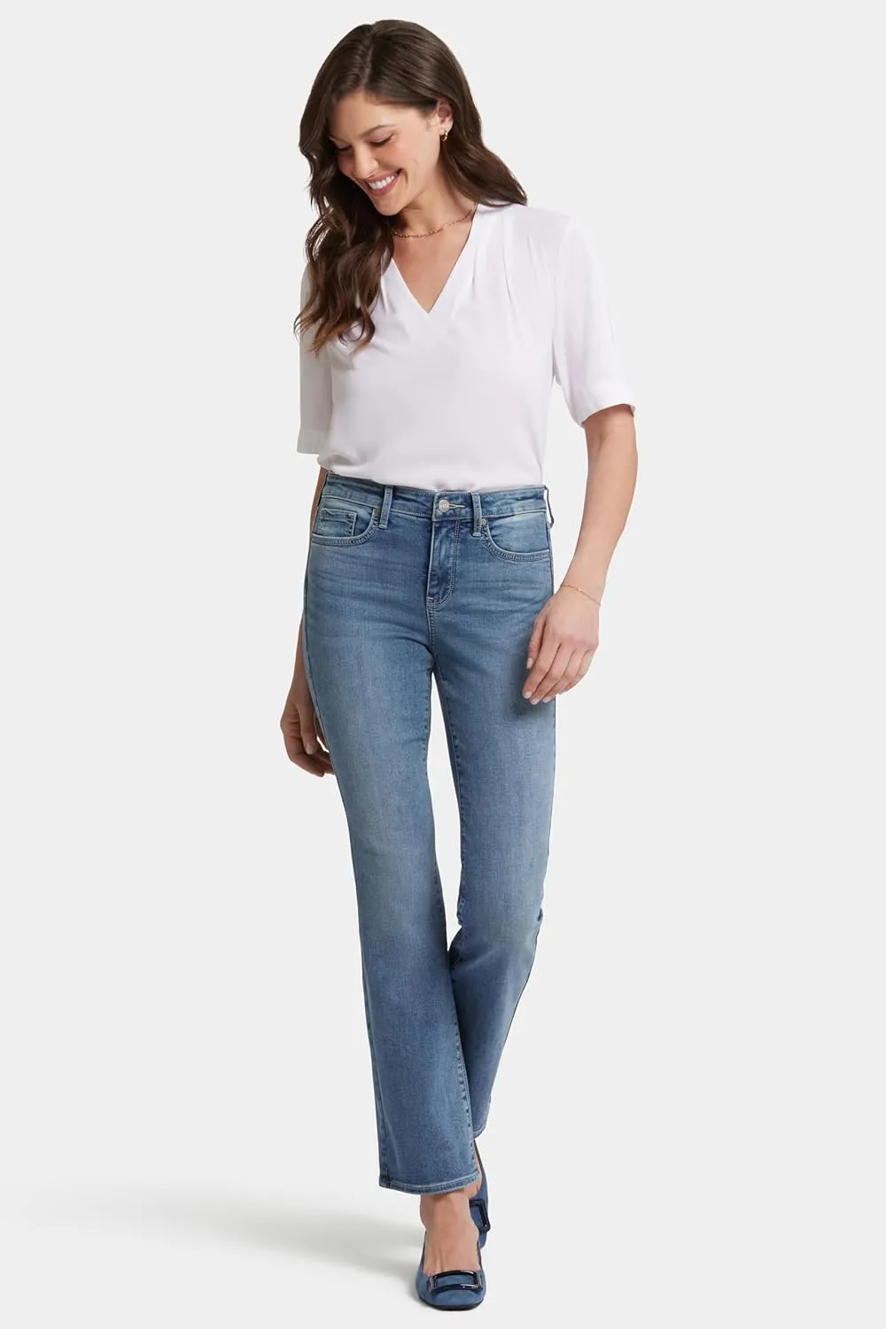 NYDJ Women's Petite Barbara Bootcut Jeans