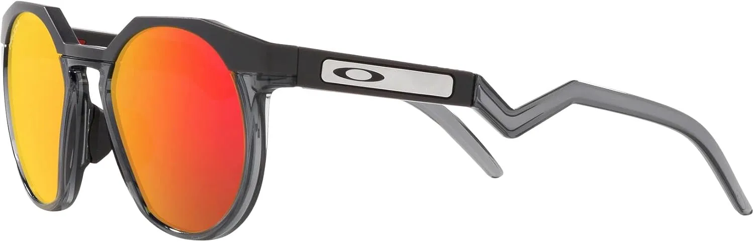 Oakley Men's Oo9242a Hstn Low Bridge Fit Round Sunglasses