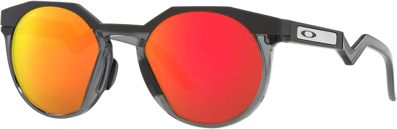 Oakley Men's Oo9242a Hstn Low Bridge Fit Round Sunglasses