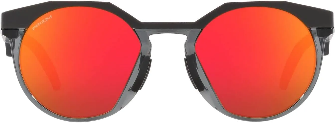 Oakley Men's Oo9242a Hstn Low Bridge Fit Round Sunglasses