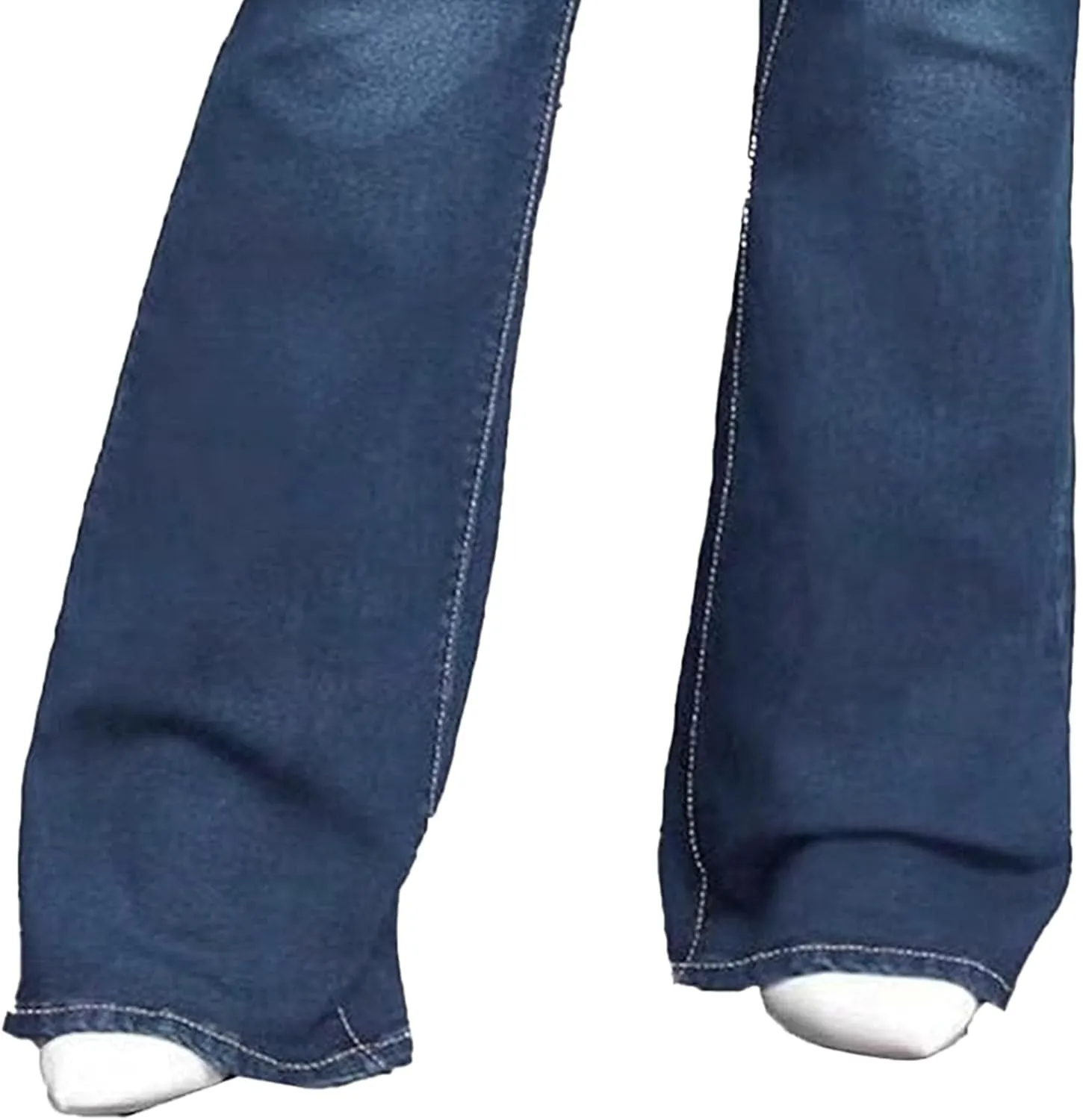 Plus Size Flared Jeans for Curvy Women High Waisted Stretchy Boot Cut Trendy Denim Jeans