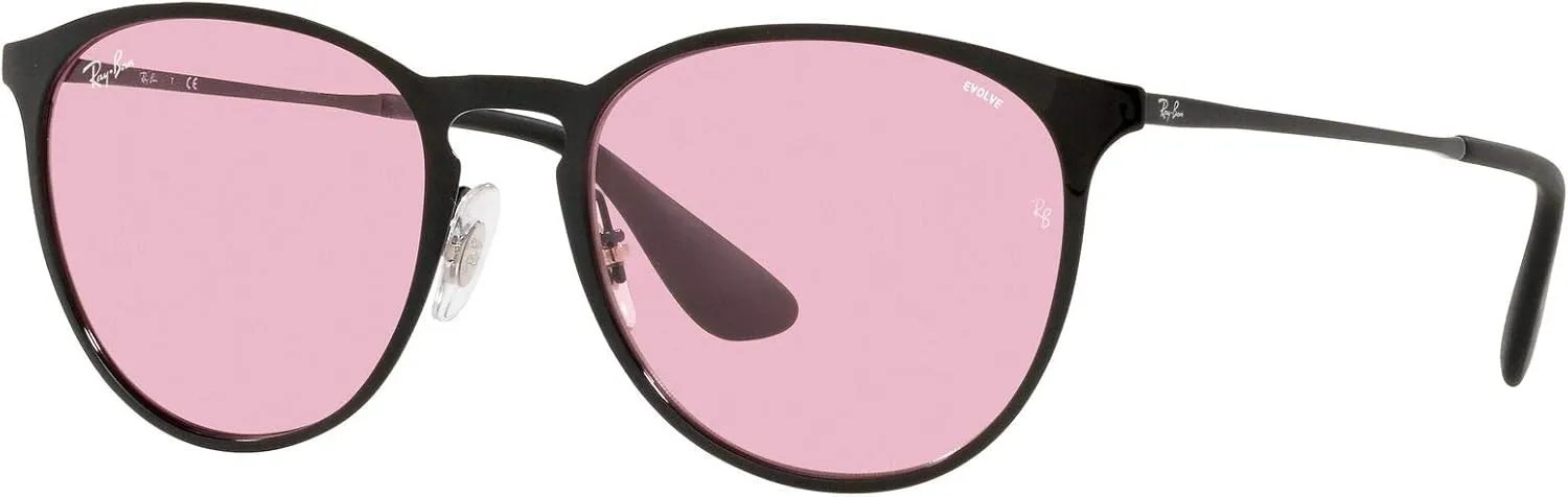Ray-Ban RB3539 Erika Metal Polarized Round Sunglasses