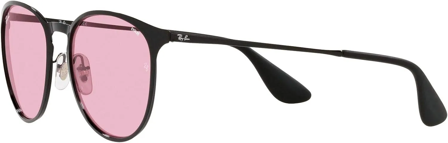 Ray-Ban RB3539 Erika Metal Polarized Round Sunglasses