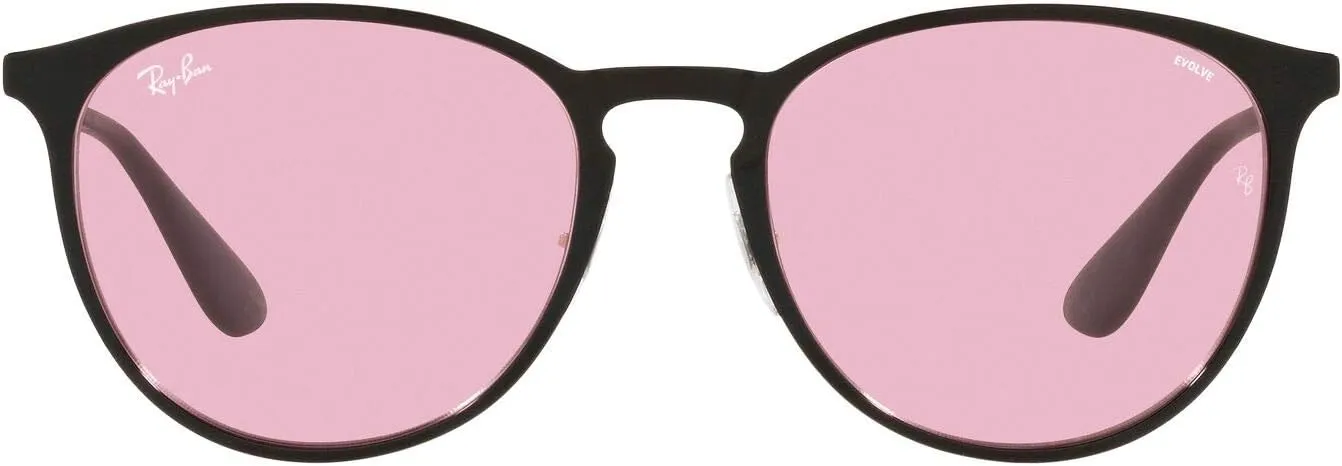 Ray-Ban RB3539 Erika Metal Polarized Round Sunglasses