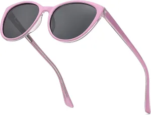 Retro Polarized Cat Eye Sunglasses for Women, Trendy Vintage Sunglasses