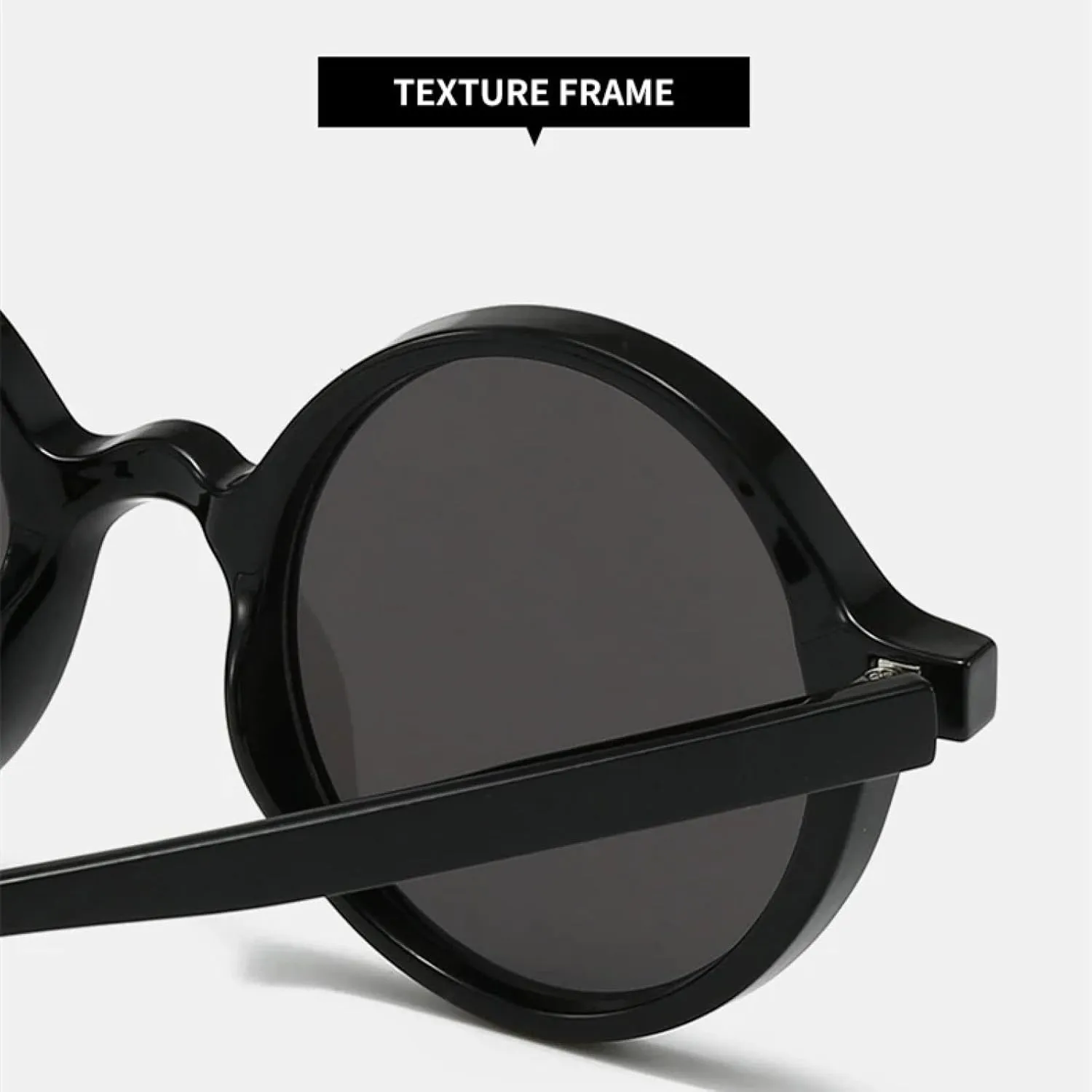 Retro Round Sunglasses for Women Fashion Leopard Gradient Shades Uv400 Men Trending Punk