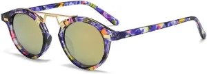 Retro Round Sunglasses For Women Men Fashion Vintage Sun Glasses Outdoors Trending Shades UV400 Eyeglasses