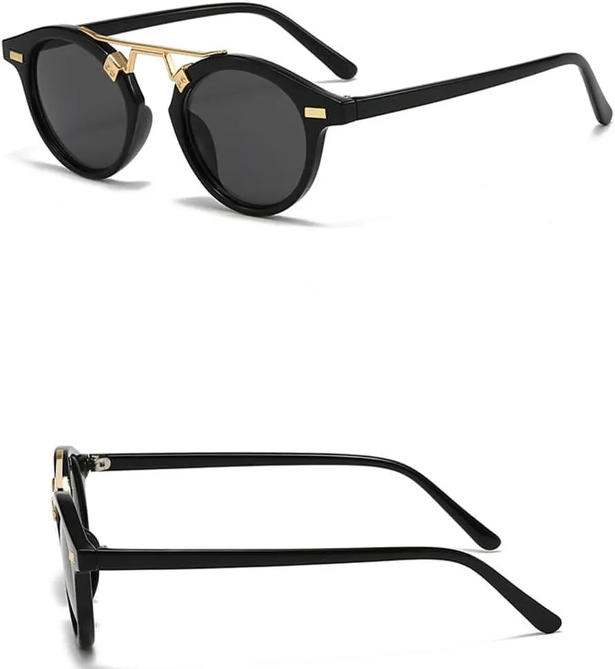 Retro Round Sunglasses For Women Men Fashion Vintage Sun Glasses Outdoors Trending Shades UV400 Eyeglasses