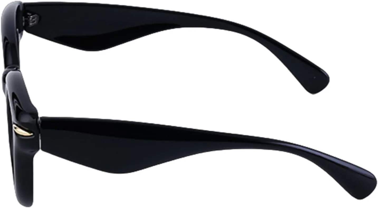 Round Sunglasses Men Women Luxury Fashion Cat Eye Glasses for Female Vintage Big Frame Shades