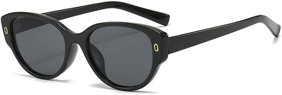 Round Sunglasses Women Men Cat Eye Vintage Ellipse Sun Glasses for Male Shades Female Eyewear