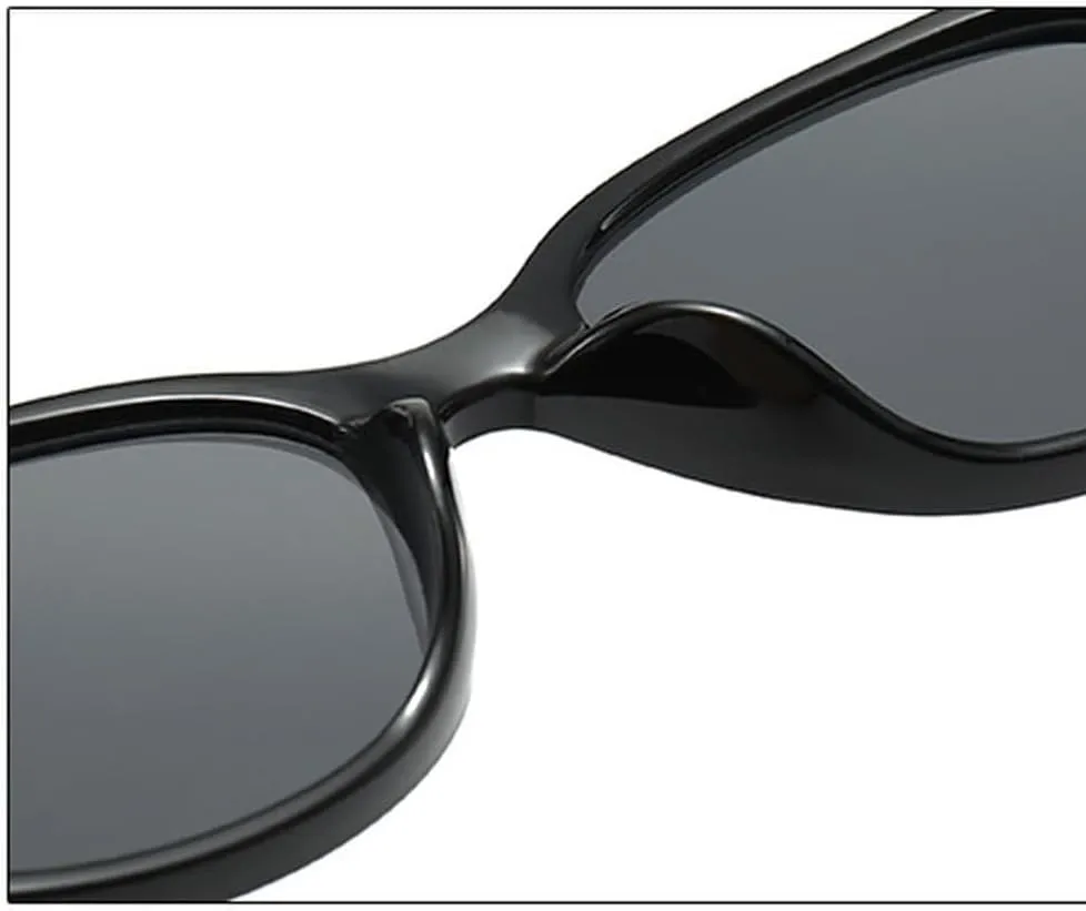 Round Sunglasses Women Men Cat Eye Vintage Ellipse Sun Glasses for Male Shades Female Eyewear