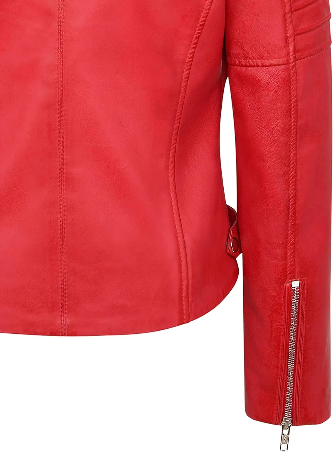Skylinewears Womens Leather Jacket Bomber Motorcycle Biker Real Lambskin Leather Jackets