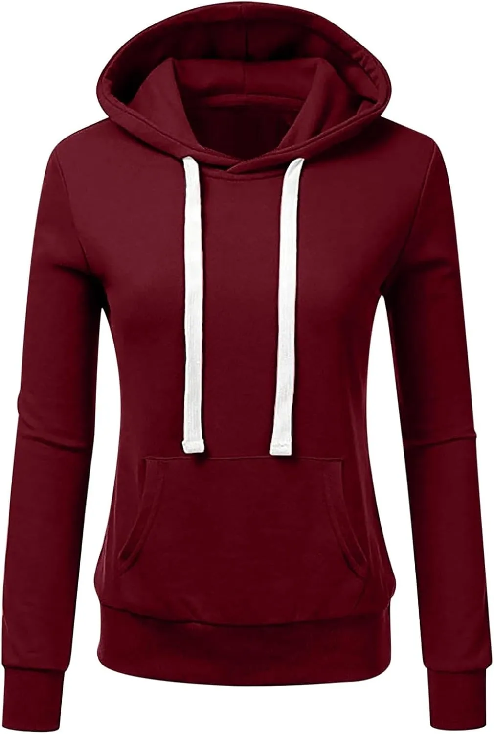 SMIDOW Trendy Hoodies For Women 2023 Fall Casual Loose Comfy Hooded Sweatshirt Pullover Tops Fashion Winter Clothes