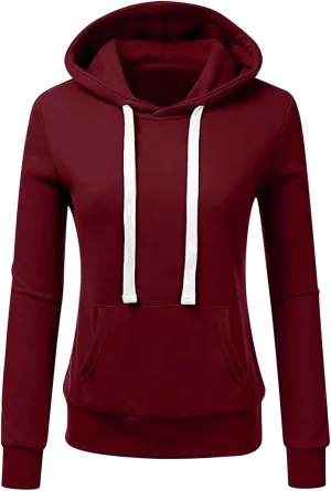 SMIDOW Trendy Hoodies For Women 2023 Fall Casual Loose Comfy Hooded Sweatshirt Pullover Tops Fashion Winter Clothes