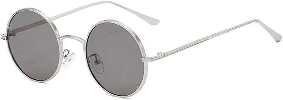 SPOAVGYZ-Classic Men Round Sunglasses Women Metal Frame UV400 Sun Glasses Men's Female Fashion Eyewear