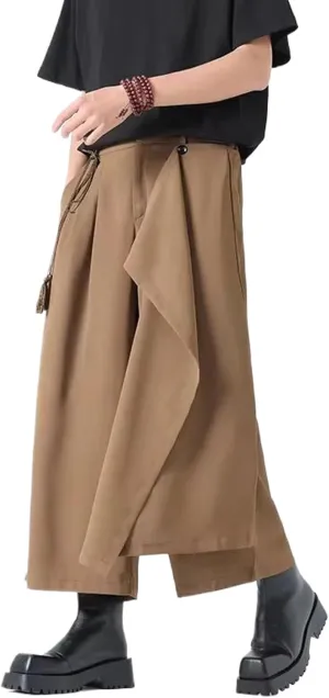 Spring Summer Men Pants Vintage Solid Color Harem Pants Male Casual Harajuku Style Men Trousers