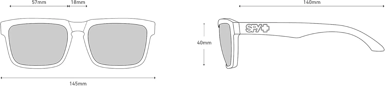 SPY Optic Helm Wayfarer Sunglasses