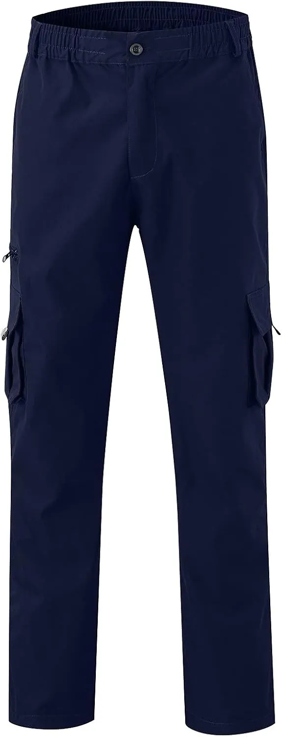 Sweatpants for Men Big and Tall Casual Mens Gifts Cargo Pants Hiking Workout Joggers Elastic Waist Plaid Casual Pants