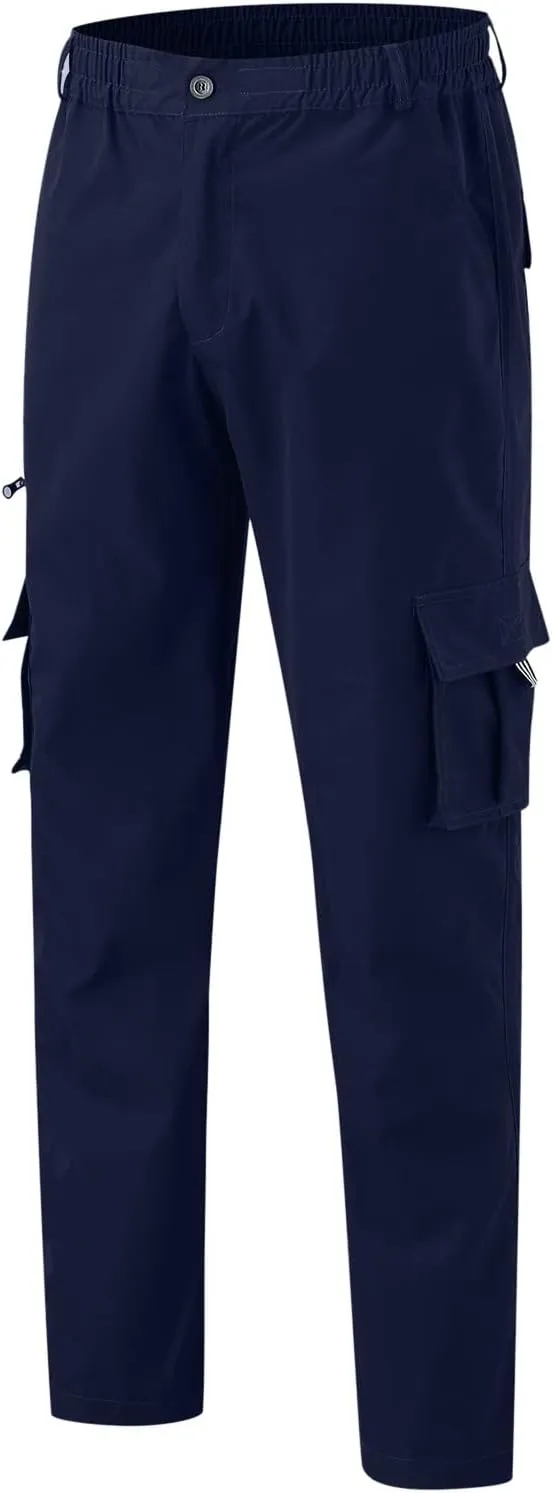 Sweatpants for Men Big and Tall Casual Mens Gifts Cargo Pants Hiking Workout Joggers Elastic Waist Plaid Casual Pants