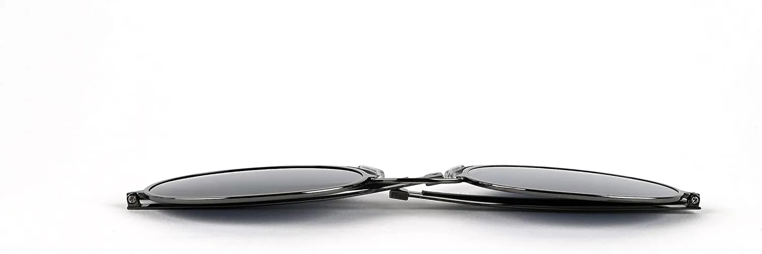 ThinOptics Milano Aluminum Case   Round Sunglasses