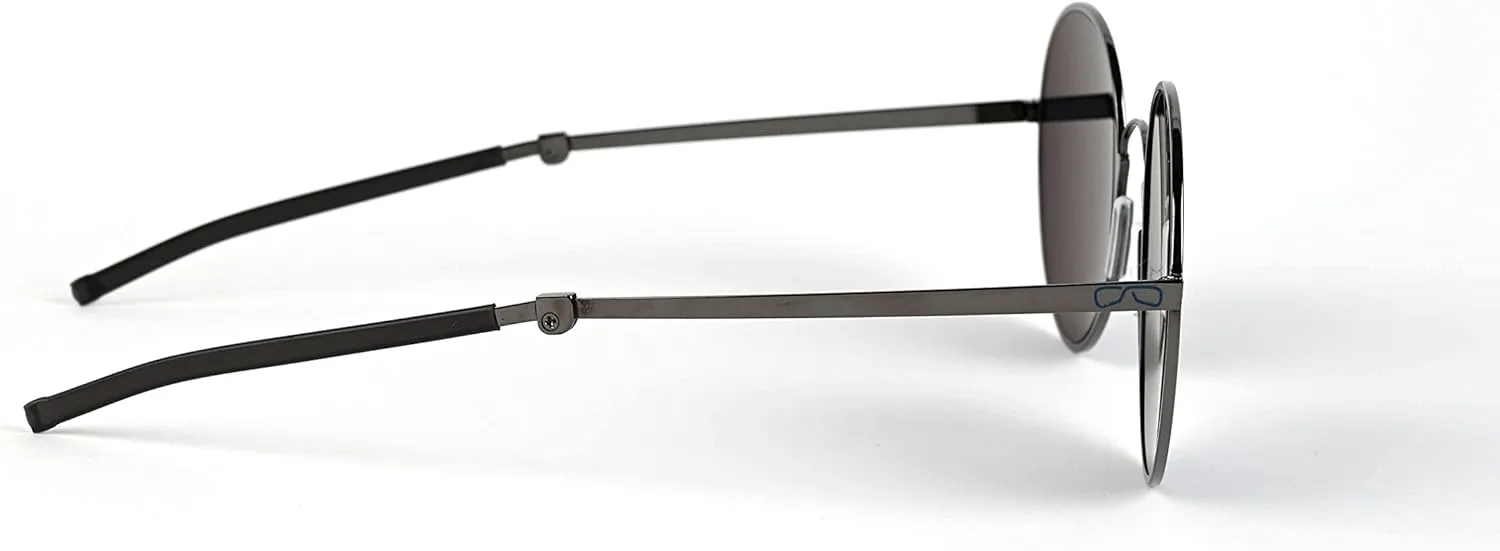 ThinOptics Milano Aluminum Case   Round Sunglasses
