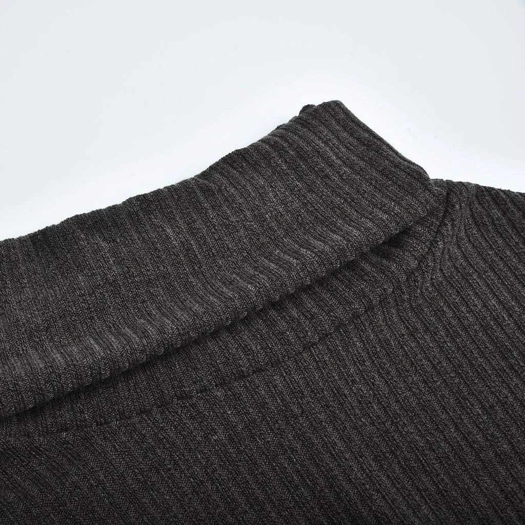Turtleneck Sweater Women Oversized Cable Knit Sweater Cowl Neck Chunky Sweater Winter Plus Size Cute Pullover Jumper