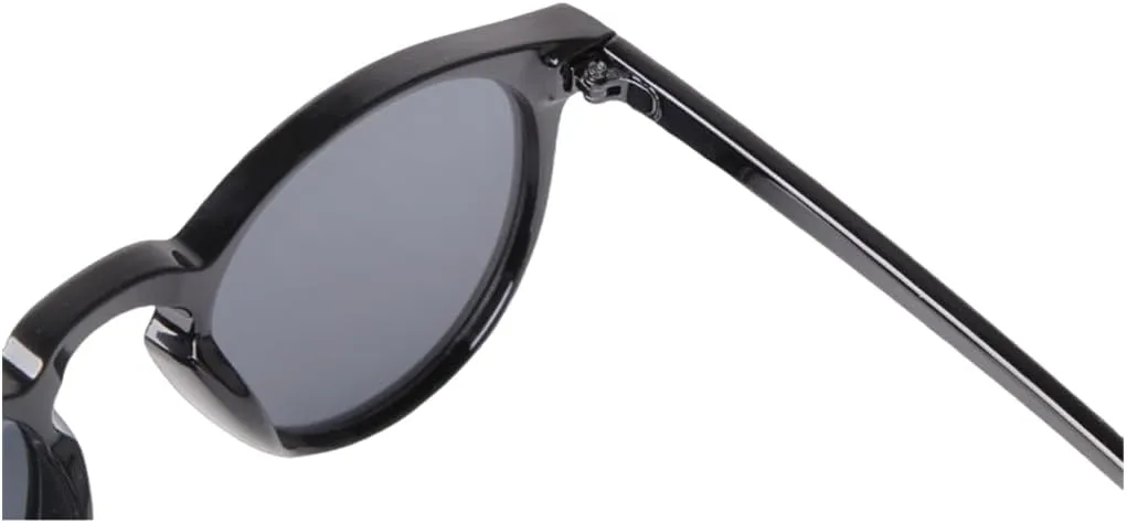 Vintage Rivet Tortoiseshell Small Round Sunglasses for Men Women Classic Glasses