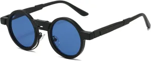 Vintage Round Sunglasses Men Classic Shades Women Punk Sun Glasses