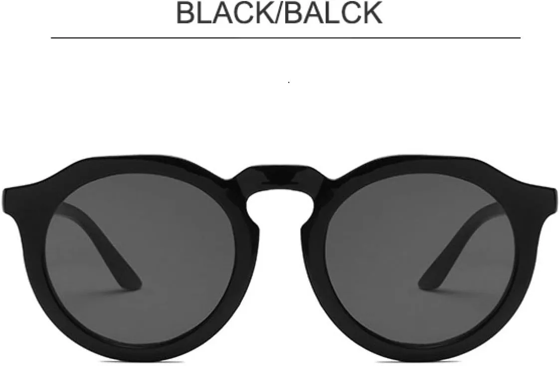 Vintage Round Sunglasses Women Fashion Orange Sun Glasses for Female Shades Uv400 Eyeglasses