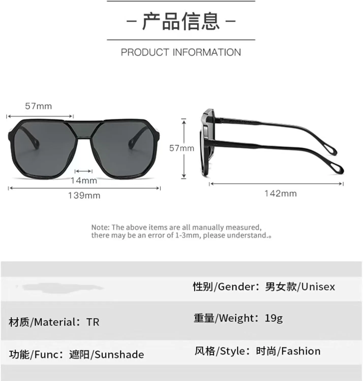 Vintage Round Sunglasses Women Men Luxury Big Polygon Glasses Female Male Eyewear