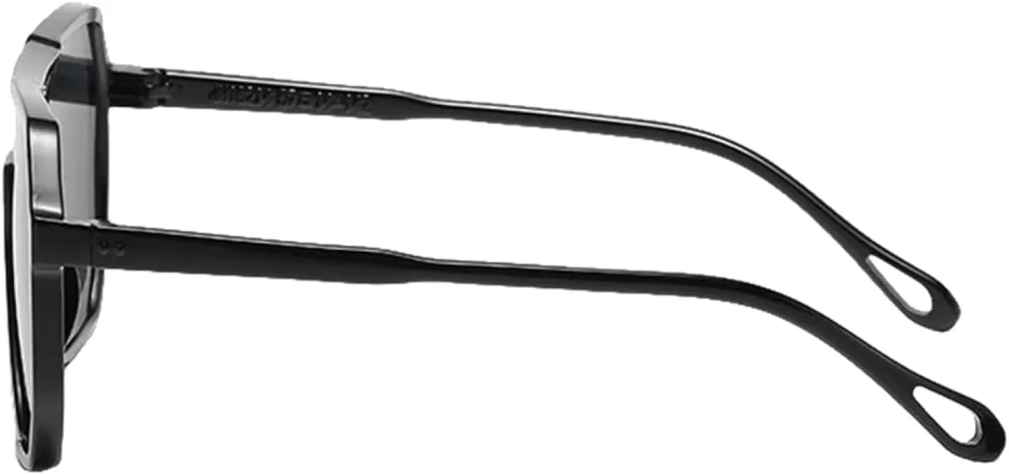 Vintage Round Sunglasses Women Men Luxury Big Polygon Glasses Female Male Eyewear