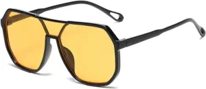 Vintage Round Sunglasses Women Men Luxury Big Polygon Glasses Female Male Eyewear