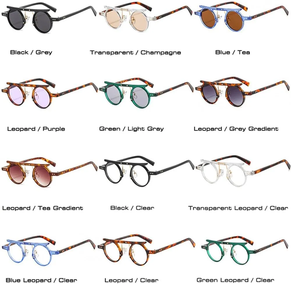 Vintage Small Round Sunglasses Popular Fashion Punk Sun Glasses Shades UV400