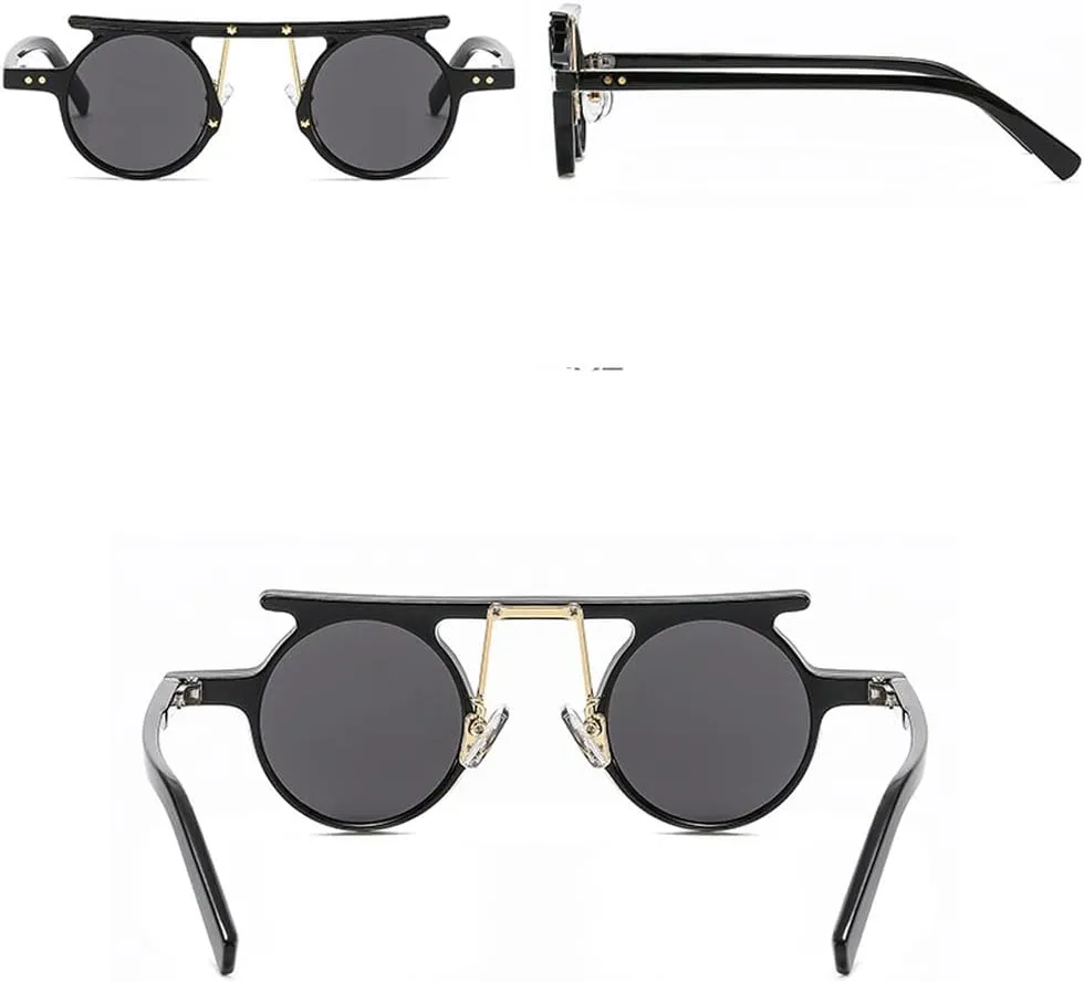Vintage Small Round Sunglasses Popular Fashion Punk Sun Glasses Shades UV400