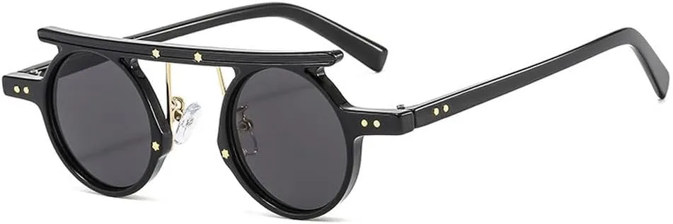 Vintage Small Round Sunglasses Popular Fashion Punk Sun Glasses Shades UV400