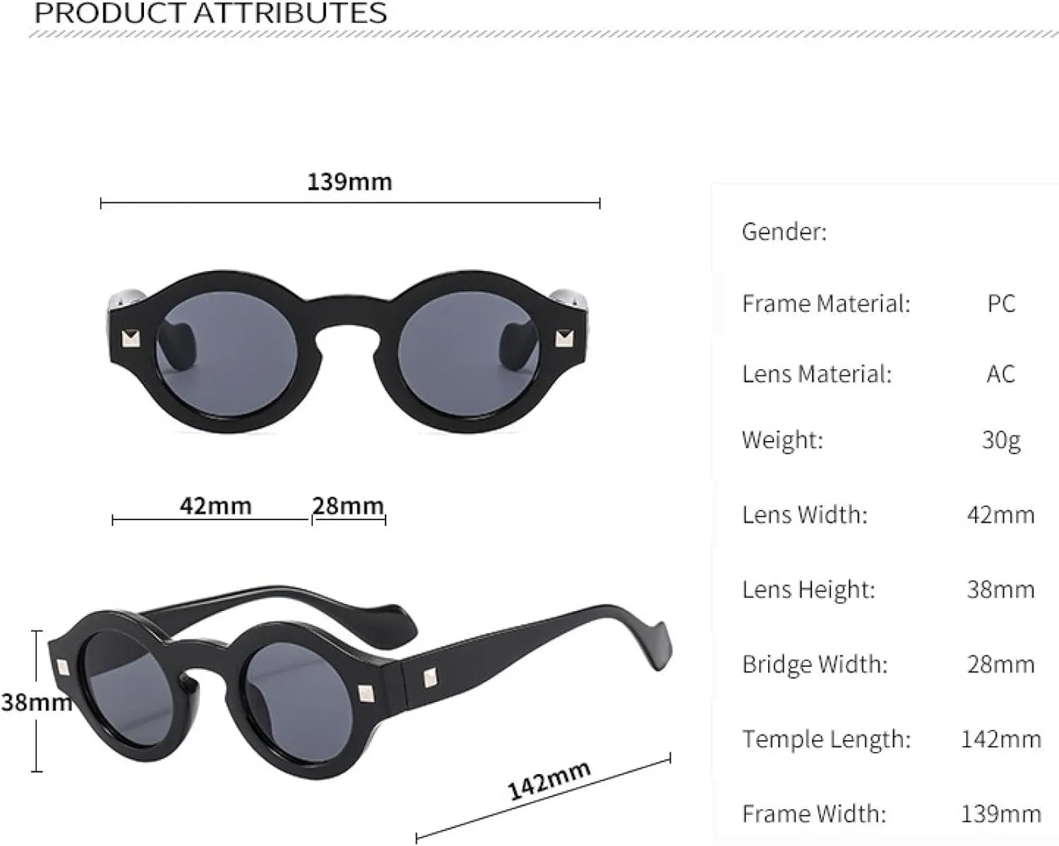 Vintage Small Round Sunglasses Women Men Sun Glasses Female Fashion Luxury Shades Uv400