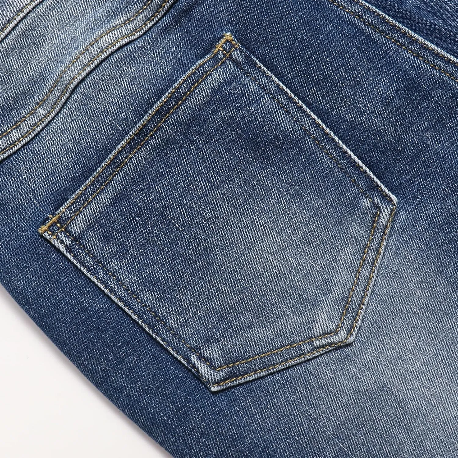 Women's High Waisted Slit Flared Jeans - Slim Fit Stretch Denim Comfort and Style