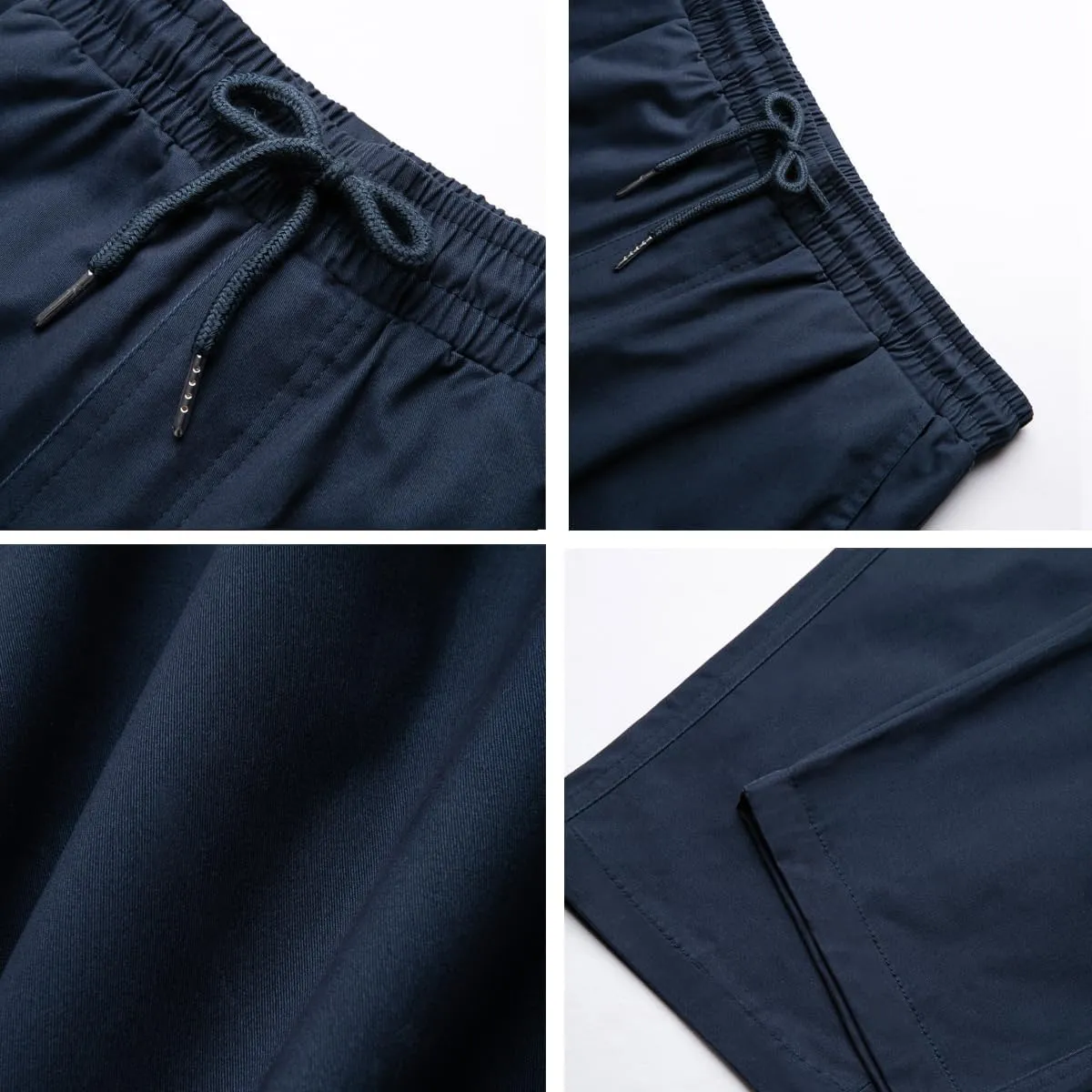 WZIKAI Mens Cargo Pants Relaxed Fit Drawstring Joggers Sweatpants for Men Workout Casual Long Trousers