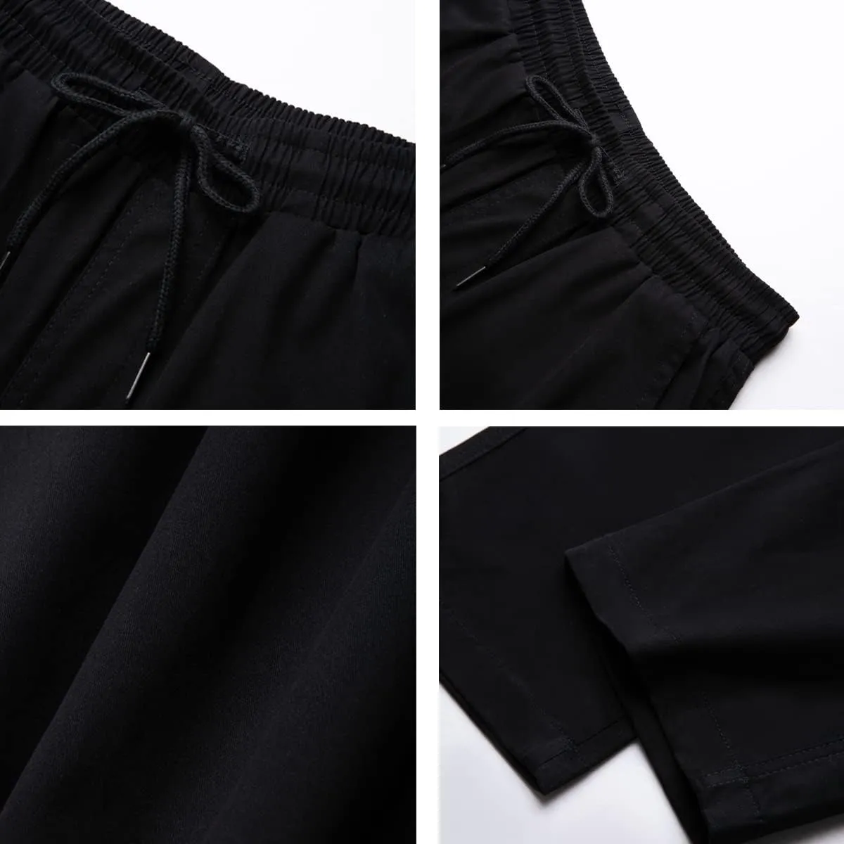 WZIKAI Mens Cargo Pants Relaxed Fit Drawstring Joggers Sweatpants for Men Workout Casual Long Trousers