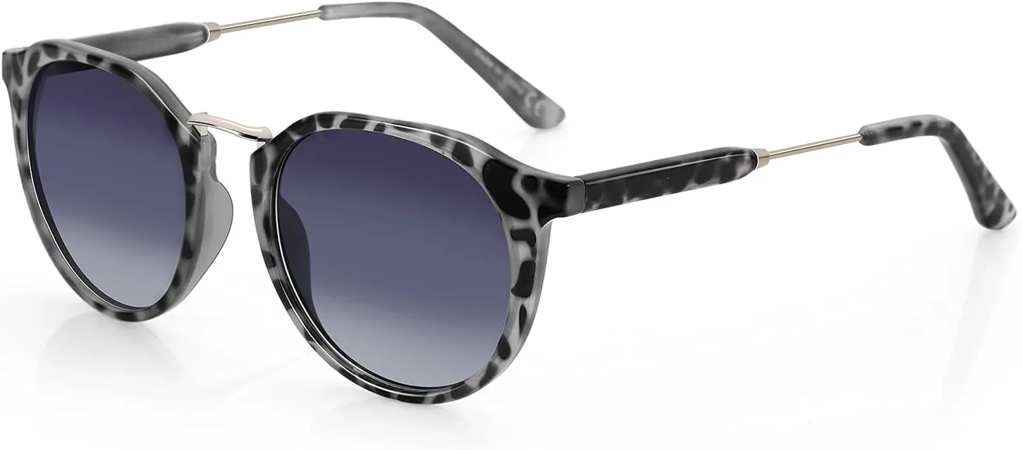 ZENOTTIC Retro Polarized Round Sunglasses for Men Women Vintage Style UV400 Protection Lens