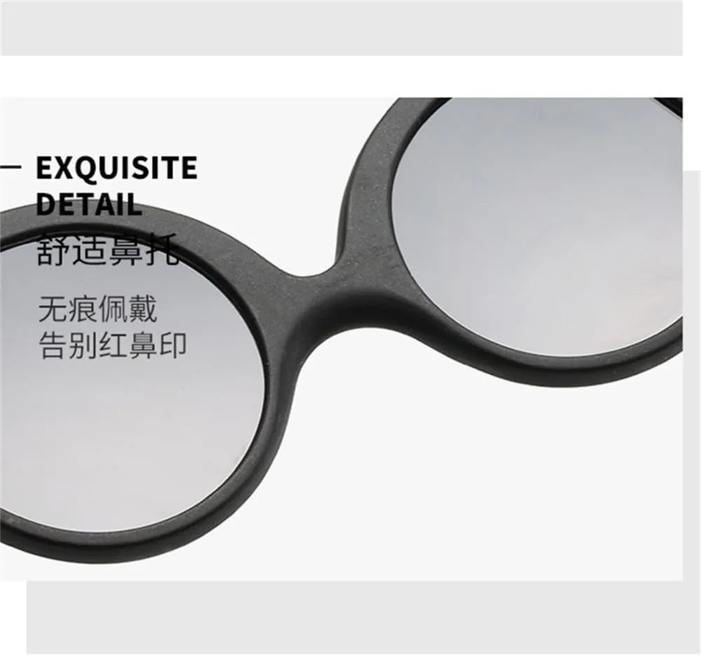 ZIUTNSAV-Round Sunglasses Women Man Women Cat Eye Sun Glasses Classic Vintage UV400 Outdoor