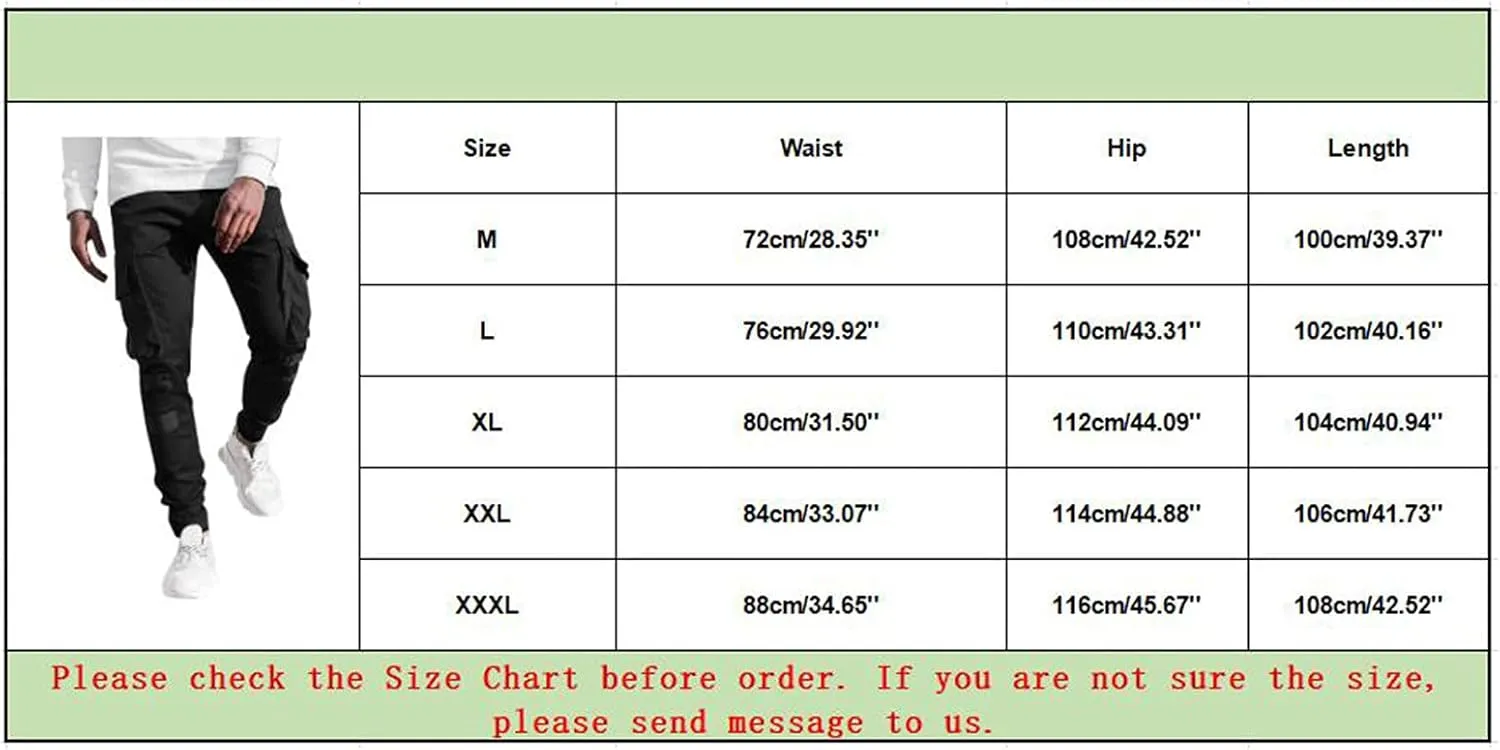 ZYXTIM Men's Tapered Cargo Pants with Multi Pockets Slim Fitted Stretch Patchwork Joggers Hiking Work Pant Sweatpants for Men